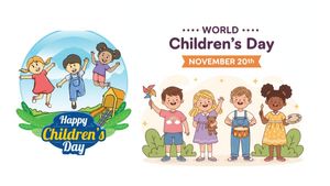World Children's Day 2025: ಪ್ರತಿ ಮಗು ನಗಲಿ, ಪ್ರತಿ ಕನಸು ನನಸಾಗಲಿ! ಮುದ್ದು ಮಕ್ಕಳಿಗೆ ಈ ಸುಂದರ ಶುಭಾಶಯಗಳನ್ನು ತಿಳಿಸಿ