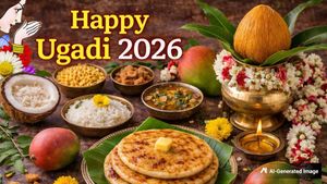 Happy Ugadi 2026: ಯುಗಾದಿ ಶುಭಾಶಯಗಳು! ನಿಮ್ಮ ಪ್ರೀತಿಪಾತ್ರರಿಗೆ ಕಳುಹಿಸಿ ಈ ಹಾರ್ಟ್ ಟಚಿಂಗ್ ಶುಭಾಶಯ, ಮೆಸೇಜ್‌ಗಳು