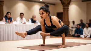 ರಾಷ್ಟ್ರೀಯ ಯೋಗಾಸನ ಚಾಂಪಿಯನ್‌ಶಿಪ್: ಅಯೋಧ್ಯೆಯಲ್ಲಿ ಯೋಗದ ಅದ್ಭುತ ಕೌಶಲ ಪ್ರದರ್ಶನ