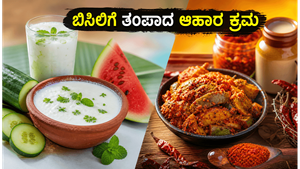 ಬಿಸಿಲ ಬೇಗೆಯಿಂದ ಸುಸ್ತಾಗಿದ್ದೀರಾ? ದೇಹವನ್ನು ತಂಪಾಗಿಡಲು ಈ ಆಹಾರ ಕ್ರಮಗಳನ್ನು ಪಾಲಿಸಿ, ಆರೋಗ್ಯವಾಗಿರಿ!