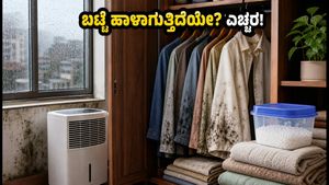 ಮಳೆಗಾಲದ ತೇವಾಂಶದಿಂದ ಬಟ್ಟೆ ಹಾಳಾಗುತ್ತಿದೆಯೇ? ನಿಮ್ಮ ಕಬೋರ್ಡ್ ಮತ್ತು ಬಟ್ಟೆಗಳನ್ನು ರಕ್ಷಿಸಲು ಇಲ್ಲಿವೆ ಸ್ಮಾರ್ಟ್ ಟಿಪ್ಸ್!