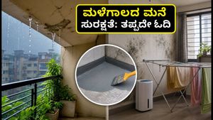 ಮಳೆಗಾಲದ ಎಚ್ಚರಿಕೆ: ನಿಮ್ಮ ಮನೆ ಮತ್ತು ಬಾಲ್ಕನಿ ಸೋರಿಕೆ ತಡೆಯಲು ಈ ಸರಳ ಟಿಪ್ಸ್ ಪಾಲಿಸಿ