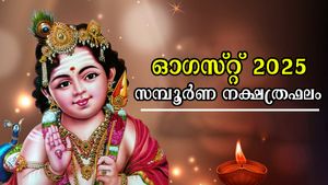 ഓഗസ്റ്റ് 2025: അശ്വതി - രേവതി വരെ 27 നാളുകാര്‍ക്കും സമ്പൂര്‍ണം കൃത്യം നക്ഷത്രഫലം