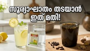 കത്തുന്ന വെയിലിൽ തളരരുത്; സൂര്യാഘാതത്തെ പ്രതിരോധിക്കാൻ വീട്ടിലുണ്ടാക്കാം ഈ അത്ഭുത പാനീയം!
