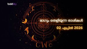 2026 ഏപ്രിൽ 2: ഈ 4 രാശിക്കാർക്ക് ഇന്ന് ഭാഗ്യോദയം; പണവും പ്രശസ്തിയും തേടിയെത്തും
