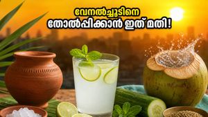കഠിനമായ വേനൽച്ചൂടിൽ തളരാതിരിക്കാൻ അടുക്കളയിലുണ്ട് അത്ഭുത മരുന്നുകൾ; ഈ പാനീയങ്ങൾ പരീക്ഷിച്ചു നോക്കൂ!