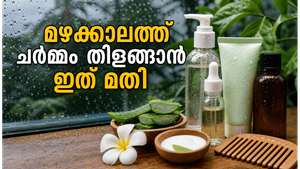 മഴക്കാലത്ത് ചർമ്മവും മുടിയും പെട്ടെന്ന് നശിക്കുന്നുണ്ടോ? തിളക്കം നിലനിർത്താൻ ഈ ചെറിയ മാറ്റങ്ങൾ മതിയാകും
