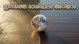 ഇന്ന് ചന്ദ്രൻ വൃശ്ചികം രാശിയിൽ: വിശാഖം മുതൽ അനിഴം വരെ; നിങ്ങളുടെ രാശിഫലവും ഇന്നത്തെ ശുഭമുഹൂർത്തവും അറിയാം