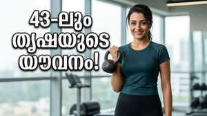 43-ാം വയസ്സിലും തൃഷയുടെ ഈ തിളക്കത്തിന് പിന്നിലെന്ത്? ആരാധകരെ അമ്പരപ്പിച്ച ആ ഫിറ്റ്‌നസ് രഹസ്യം ഇതാ