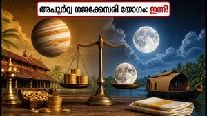 2026 ഓഗസ്റ്റ് 19: അപൂർവ്വ ഗജകേസരി യോഗം; സാമ്പത്തിക നേട്ടത്തിനും കരിയർ വിജയത്തിനും ഇന്ന് സുവർണ്ണാവസരം!