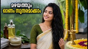 ഓണക്കാലത്തെ മഴയും ആഘോഷവും: ചർമ്മവും മുടിയും കേടാകാതെ സംരക്ഷിക്കാൻ ഈ ടിപ്പുകൾ പരീക്ഷിക്കൂ