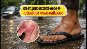 മഴവെള്ളത്തിൽ ഇറങ്ങുമ്പോൾ സൂക്ഷിക്കണം! അണുബാധയേൽക്കാതെ പാദങ്ങൾ സംരക്ഷിക്കാൻ ഈ മുൻകരുതലുകൾ മതി