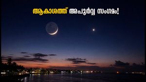 ആഗസ്റ്റ് 16-ന് ആകാശത്ത് വിസ്മയം; ചന്ദ്രനും ശുക്രനും ഒന്നിക്കുന്ന അപൂർവ്വ സന്ധ്യാക്കാഴ്ച കാണാം!