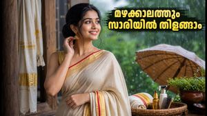 മഴക്കാലത്ത് സാരിയുടുക്കുമ്പോൾ തിളങ്ങാം; ദേശീയ കൈത്തറി ദിനത്തിൽ ശ്രദ്ധിക്കേണ്ട സൗന്ദര്യ സംരക്ഷണ ടിപ്പുകൾ ഇതാ
