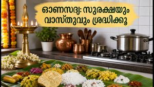 ഓണസദ്യ ഒരുക്കുമ്പോൾ അടുക്കളയിൽ ഈ മാറ്റങ്ങൾ വരുത്തൂ; ഭാഗ്യവും സുരക്ഷയും ഉറപ്പ്!