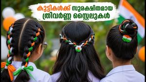 സ്വാതന്ത്ര്യദിനത്തിൽ കുട്ടികൾക്ക് സുരക്ഷിതമായ ത്രിവർണ്ണ ഹെയർസ്റ്റൈലുകൾ; പരേഡിന് ഒരുങ്ങുമ്പോൾ ശ്രദ്ധിക്കേണ്ട കാര്യങ്ങൾ