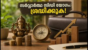 2026 ഓഗസ്റ്റ് 30 സർവ്വാർത്ഥ സിദ്ധി യോഗം: സാമ്പത്തിക കാര്യങ്ങളിൽ ഈ മാറ്റങ്ങൾ വരുത്താം, ശ്രദ്ധിക്കുക!