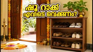 ഓണക്കാലത്ത് വീടിന്റെ മുൻവശം ഒരുക്കുമ്പോൾ ശ്രദ്ധിക്കുക; ഷൂ റാക്ക് വെക്കാൻ പറ്റിയ ദിശ ഇതാണ്