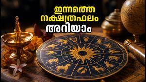 2026 സെപ്റ്റംബർ 1: ഇന്നത്തെ നക്ഷത്രഫലം; നിങ്ങളുടെ നക്ഷത്രത്തിന് ഇന്ന് ഭാഗ്യദിനമോ? അറിയാം താരാബലം