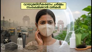 ഡൽഹിയിലെ വായുമലിനീകരണം ചർമ്മത്തെ തകർക്കുന്നുവോ? തിളക്കം നിലനിർത്താൻ ഈ ലളിതമായ വഴികൾ പരീക്ഷിക്കൂ