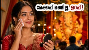 ഗണേശോത്സവ തിരക്കിലും മേക്കപ്പ് മങ്ങില്ല, ദർശനത്തിന് പോകുമ്പോൾ ഈ കാര്യങ്ങൾ ശ്രദ്ധിക്കൂ