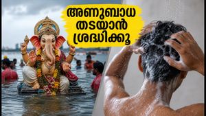 ഗണേശ വിസർജനത്തിന് ശേഷം ചർമ്മത്തിലും തലയോട്ടിയിലും അണുബാധയുണ്ടോ? ഈ മുൻകരുതലുകൾ നിർബന്ധം
