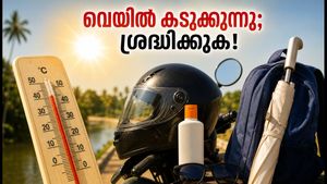 ഇന്ന് ഉച്ചയ്ക്ക് വെയിൽ കടുക്കും; ചർമ്മം കരിഞ്ഞുപോകാതിരിക്കാൻ ഈ മുൻകരുതലുകൾ നിർബന്ധം