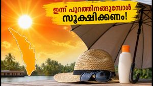 കേരളത്തിൽ ഇന്ന് യുവി ഇൻഡക്സ് അപകടകരമായ നിലയിൽ; ഉച്ചസമയത്ത് പുറത്തിറങ്ങുമ്പോൾ ഈ മുൻകരുതലുകൾ മറക്കരുത്