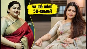 98 കിലോയിൽ നിന്ന് 58 കിലോയിലേക്ക്! ഖുശ്ബു സുന്ദറിന്റെ അമ്പരപ്പിക്കുന്ന മാറ്റത്തിന് പിന്നിലെ രഹസ്യം ഇതാണ്