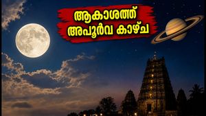ചന്ദ്രൻ മീനം രാശിയിലേക്ക്: ഇന്ന് വൈകുന്നേരം ആകാശത്ത് കാണാം അപൂർവ്വ കാഴ്ച