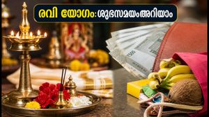 ഇന്ന് രവി യോഗം: ശുഭകാര്യങ്ങൾക്ക് ഈ സമയം മാത്രം, നഗരങ്ങളിലെ കൃത്യമായ സമയക്രമം അറിയാം