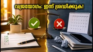 വജ്രയോഗം 2026: ഇന്ന് പുതിയ തുടക്കങ്ങൾ വേണ്ട, ഈ കാര്യങ്ങളിൽ അതീവ ശ്രദ്ധ വേണം!