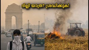 ദില്ലിയിലെ വായുനിലവാരം മോശമാകുന്നു; യാത്രക്കാർക്കും താമസക്കാർക്കും ജാഗ്രതാ നിർദ്ദേശം