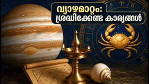 വ്യാഴമാറ്റം ഒക്ടോബർ 31-ന്: ജീവിതത്തിൽ വലിയ മാറ്റങ്ങൾ വരാൻ ഈ 10 ദിവസങ്ങൾ നിർണായകം!