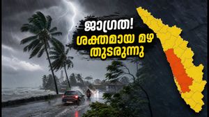 കേരളത്തിൽ ഇന്നും ശക്തമായ മഴയും ഇടിമിന്നലും; വിവിധ ജില്ലകളിൽ യെല്ലോ അലർട്ട്, ജാഗ്രത പാലിക്കുക!