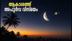 ഒക്ടോബർ 23-ന് ആകാശത്ത് വിസ്മയം; ചന്ദ്രനും ശനിയും ഒന്നിക്കുന്ന അപൂർവ കാഴ്ച കാണാം!