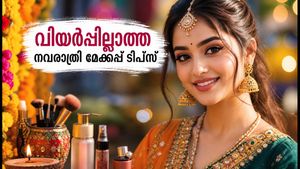 നവരാത്രി ഗർബ ആഘോഷങ്ങളിൽ മേക്കപ്പ് പടരില്ല, വിയർപ്പിനെ തോൽപ്പിക്കാൻ ഈ സ്കിൻകെയർ ടിപ്സ് പരീക്ഷിക്കൂ!