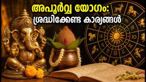 ഒക്ടോബർ 19-ന് അപൂർവ്വ യോഗങ്ങൾ: സർവാർത്ഥ സിദ്ധി, ഗജകേസരി യോഗത്തിൽ ഈ കാര്യങ്ങൾ ശ്രദ്ധിക്കൂ