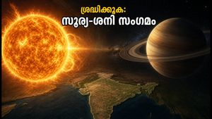 സൂര്യ-ശനി നേർക്കുനേർ: ഇന്ന് വൈകുന്നേരം 5:56-ന് ഈ രാശിക്കാർ അതീവ ശ്രദ്ധ പുലർത്തുക