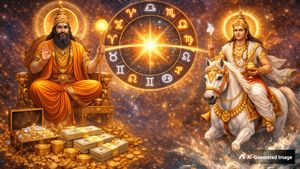 குரு சுக்கிரனால் உருவாகும் கேந்திர திருஷ்டி யோகம்: இந்த 5 ராசிக்கு அதிர்ஷ்ட கதவு திறக்கப்போகுது...