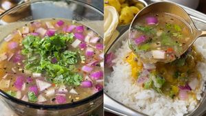 ஆந்திரா ஸ்டைல் சுட்ட பச்சை மாங்காய் ரசம் - எப்படி செய்றது-ன்னு பாத்து செஞ்சு பாருங்க!