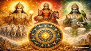 100 ஆண்டுக்கு பின் மேஷ ராசியில் உருவாகும் திரிகிரக யோகம் இந்த 3 ராசிக்காரர்களை கோடீஸ்வரராக்கப் போகுதாம்