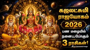 12 ஆண்டுகளுக்கு பின் உருவாகும் கஜலட்சுமி ராஜயோகம்: ஜூன் மாதம் இந்த 3 ராசிக்கு பண மழை கொட்டப்போகுது!