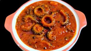 ஆந்திரா ஸ்டைல் கசப்பே இல்லாத பாவக்காய் மசாலா ரெசிபி - ட்ரை பண்ணி பாருங்க, சூப்பரா இருக்கும் 