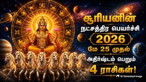சூரியனின் நட்சத்திர பெயர்ச்சி: மே 25 முதல் இந்த 4 ராசிக்காரர்களுக்கு பண வரவு அதிகரிக்கும்.. 