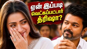 விஜய் வருங்கால முதல்வர்னு கேட்டதும் த்ரிஷா ஏன் இப்படி வெட்கப்பட்டார்? வைரலாகும் அந்த ஒரு நொடி வீடியோ!