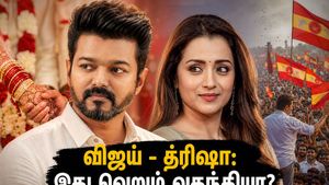 தவெக மாநாடு வெற்றிக்கு பின் விஜய் - த்ரிஷா பற்றி பரவும் வதந்தி: ரசிகர்கள் ஏன் இப்படி முடிச்சுப் போடுறாங்க?