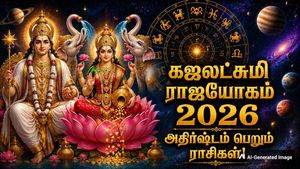 சுக்கிர பெயர்ச்சியால் உருவாகும் கஜலட்சுமி ராஜயோகம்: இந்த 5 ராசிக்காரர்களுக்கு செல்வம் இரட்டிப்பாகும்..