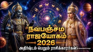 சனி-சுக்கிரனால் உருவாகும் நவபஞ்சம ராஜயோகம்: ஜூன் கடைசி இந்த 4 ராசிக்கு பொற்காலமா இருக்கும்..
