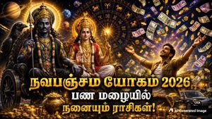 சனி-சுக்கிரனால் உருவாகும் நவபஞ்சம யோகம்: ஜூன் 25 முதல் இந்த 5 ராசிக்கு கூரைய பிச்சுக்கிட்டு பணம் கொட்டும்...
